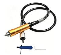 Uadme 6mm Arbre Flexible Perceuse Universel, Mandrin Perceuse a Rallonge, avec Mandrin à Clé 0,3-6,5mm pour Meuleuse Outil Multifonction Rotatif