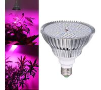 Uadme Ampoule Horticole LED, 20 W 120 LED Spectre Complet Ampoule LED Lampe Végétale Jardin Lampes les Fruits Poussent Légers pour Semis Plantes Grasses Légumes Fleurs