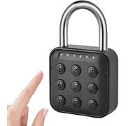 Uadme Cadenas Electronique, Cadenas Code 6 Chiffres, Cadenas Code Exterieur, IP67 Étanche Serrure, pour Casier, Valise, Garage, Portail, École