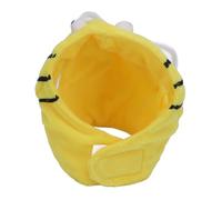 Uadme Cat Tête Portant Un Bâton de Bâton Jaune Abeille Interactive Jouet Cat Cat Teaser pour 24 à 30 Cm Cas