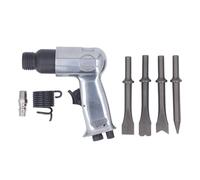 Uadme Ciseau pneumatique, 4500BPM Pelle pneumatique Kit, 41mm Piston Course 1/4in PT Entrée 3/8in Tuyau D'admissions Industrielle Air Chisel Set