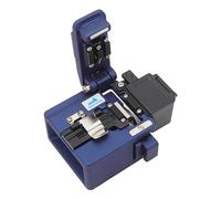 Uadme Cliveuse Fibre Optique, Couteau de Coupe de Câble à Fibre Optique, Retour De Lame Automatique 0.5° 3 En 1, avec 16 Points de Coupe par Usinage CNC de Précision (Bleu)