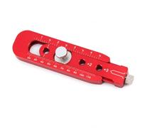 Uadme Compas Menuisier Alliage d'Aluminium 160mm | Jauge Precision de Marquage, Boussole de Charpentier Réglable pour Dessin de Cercles