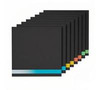 Uadme Couleur Contreplaqué 3mm, 8 Feuilles Panneau pour Gravure Laser 30x30 cm, Plaque de Bois de Tilleul Coloré, pour Modélisme Artisanat en Bois