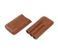 Uadme Étui à cigares en cuir synthétique portable à 3 doigts pour voyage et bus en plein air Design Ele 79 mm Léger et compact, multicolore