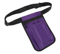 Uadme Étui de rangement de câble de voyage, multifonctionnel étanche et portable pour câbles de données, écouteurs, batteries externes, bleu foncé, 25,4 x 12,7 x 7,6 cm