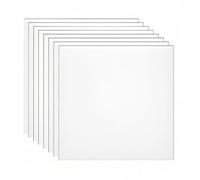 Uadme Feuilles Plastique pour Gravure Laser, 8 Pièces Plaque à Graver Bicouche 30x30 cm 1,3 mm, Plaques Gravée Personnalisée, pour CNC Découpe Personnalisé Artisanale (Noir sur Blanc)