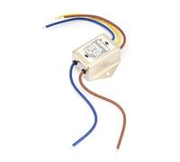 Uadme Filtre EMI, CW1B-10A-L(040) Filtres d'alimentation Monophasé, Filtre Antiparasite 125/250V, pour Supprimer Les Interférences d'Impulsions Continues et Intermittentes
