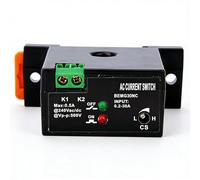 Uadme Interrupteur de Détection de Courant, Commutateur de Mesure de Courant AC, 0.2-30A Normalement Fermé, avec Lampe Témoin, pour Équipement Industriel Automatisé