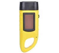 Uadme Lampe de Poche à Manivelle, Lampes de Poche LED d’Urgence, Mini Lampe Torche Solaire Rechargeable, pour l’Extérieur Camping (Jaune)