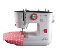 Uadme Machine à coudre domestique avec 12 aiguilles - Machine à coudre double fil avec accessoires de table d'extension - Convient pour les débutants (FLSM-519)
