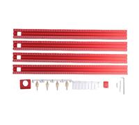 Uadme Parallèle Guide Rail Système Réglable En Alliage D'aluminium Vu Piste Ensemble Guide Rail Support Outils Auxiliaires pour le Travail Du Bois 600mm/23.62in