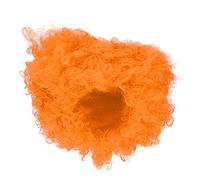 Uadme Perruque de fête colorée innovante pour adulte, orange cirque, perruque de costume d'Halloween pour clowns, fournitures de festival, design unique pour événements