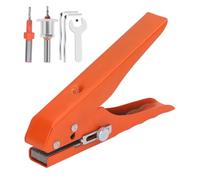 Uadme Pince à Poinçonner pour Bandes de Chant, Perforatrice 1 Trou, Pinces Emporte Pièce, pour Bande d'Étanchéité, Carte Bancaire, PVC, Film Dur, Placage Fin, Plat 10mm