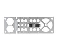 Uadme Pince de rail de guidage à 90 degrés en alliage d'aluminium et acier inoxydable, accessoires de scie circulaire pour le bricolage