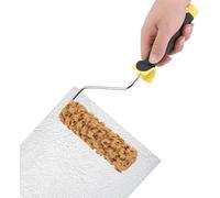 Uadme Pinceau à rouleau à texture avec poignée, décoration pour outils de peinture murale