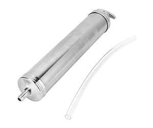 Uadme Pistolet Graisseur 500cc, Extracteur de Pompe de Pistolets, Pistolet D'aspiration D'huile en Alliage D'aluminium, Pistolet à Seringue à Main, pour Le Remplissage D'huile Mécanique
