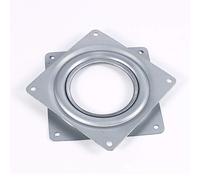 Uadme Plateau tournant carré de 10,2 cm avec roulement à Billes en Acier pour Armoire, TV, Meubles rotatifs, présentoir, décoration de gâteaux