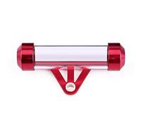 Uadme Porte Vignette Assurance Moto Tube, Support Assurance Trottinette Etanche Facile à Installer, Accessoire Moto Scooter Quad (Rouge)