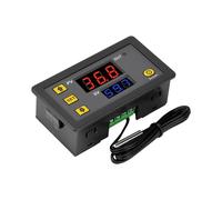 Uadme Régulateur de Temperature Numérique W3230 DC 12V avec Sonde, Thermostat de Chauffage Refroidissement Interrupteur, -20℃ à 100℃