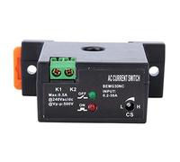 Uadme Relais de Détection de Courant, Commutateur de Mesure de Courant AC, Normalement Fermé 0.2-30A, avec Lampe Témoin, pour Équipement Industriel Automatisé