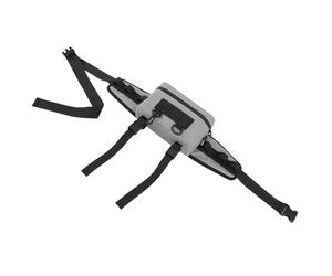 Uadme Sac de transport pour bois de cheminée, pliable, grande capacité, design portable pour camping et cheminée, très résistant, bretelles réglables, gris