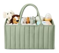 Uadme Sac médical de premiers secours, forme rectangulaire, sac de fournitures d'urgence, rouge, sac de rangement polyvalent pour couches de bébé et chambre d'enfant, design pliable