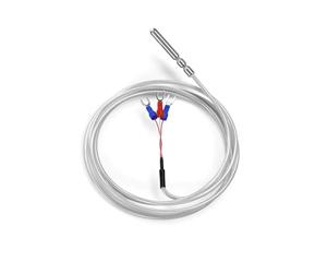 Uadme Sonde Capteur de Température PT100 avec 3m Câble -200 à 450°C | Thermocouple Type K, Thermistance Étanche et Haute Précision à 3 Fils, pour Contrôleur