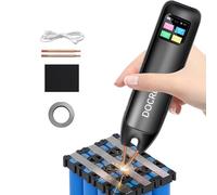 Uadme Soudeuse par Point avec Batterie, 99 Niveaux Soudeur par Points Portable avec Aiguille de Rechange, Modes Automatique/Manuel pour Batterie 18650, DIY