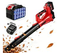 Uadme Souffleur Feuille sans Fil 21V avec Batterie et Chargeur, 500W 200km/h 6 Vitesses, Leaf Blower pour Cour, Pelouse, Jardin
