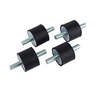 Uadme Supports d'Isolation Anti-Vibration en Caoutchouc, 4 Pcs Silent Bloc, Supports Amortisseurs de Vibrations Isolateur, pour Voiture, Bateau, Bobines, Compresseur d'Air (M10 40 * 30)