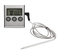 Uadme Thermomètre à Viande Numérique Pour Barbecue - Sonde De Cuisson Pour Aliments Avec Minuterie Et Outil De Mesure de la Température