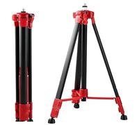 Uadme Trepied Niveau Laser 1.5m, Trépied Réglable Portable, avec Filetage 5/8" à 1/4", Perche Télescopique, Pied de Chantier pour Atelier, Garage