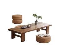 uadyie Petite Table Basse Table à thé Vintage Japonaise, Longue et carrée, for s'asseoir sur Le Sol, Meuble à café et à thé, for Le Salon Petites Tables Basses pour Le Salon(A,100x60x38cm)