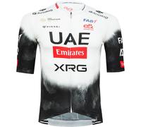 UAE TEAM EMIRATES-XRG 2025 Kurzarmtrikot, für Herren, Größe S, Radtrikot, blanc