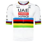 UAE TEAM EMIRATES - XRG Maillot à manches courtes Champion du monde 2026 blanc