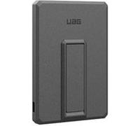 UAG - Banque d'alimentation sans fil - ultra mince, avec support, compatible MagSafe - 5000 mAh - 20 Watt (24 pin USB-C) - gris, noir Gris, Noir G