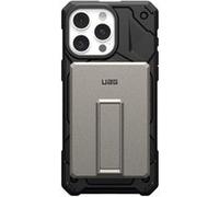 UAG - Banque d'alimentation sans fil - ultra mince, avec support, compatible MagSafe - 5000 mAh - 20 Watt (24 pin USB-C) - noir, titane Noir, Titane G