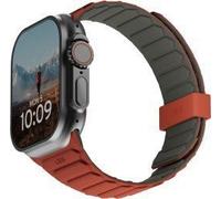 UAG Bracelet Pathfinder réversible en silicone Watch Series 1 t/m 11 / SE / Ultra (44/45/46/49 mm) Olive/Rust
