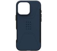 UAG Civilian Series - Coque de protection pour téléphone portable - compatibilité avec MagSafe - mallard - pour Apple iPhone 16 Pro Max Bleu G