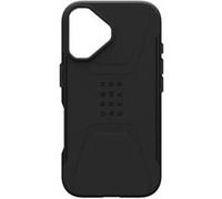 UAG Civilian Series - Coque de protection pour téléphone portable - compatibilité avec MagSafe - vert olive - pour Apple iPhone 16 Noir G