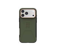 Urban Armor Gear Coque Civilian MagSafe iPhone 17 Pro Max Olive Orange