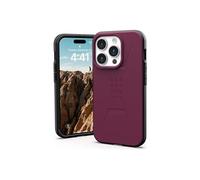 UAG Civilian Series Rugged Case for Apple iPhone 15 Pro [6.1-inch] - Civilian Bordeaux - Coque de protection pour téléphone portable - compatibilité