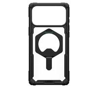 Urban Armor Gear Plasma XTE Case pour Apple iPhone 17 Pro Kickstand Coque (Chargement sans Fil/magnétique, Protection Contre Les Chutes de 6 mètres) Noir/Transparent