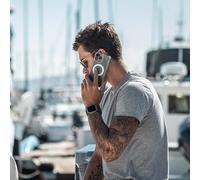 Urban Armor Gear Plyo MS Case Compatible Apple iPhone 17 Coque (Chargement sans Fil/magnétique, Air-Soft Coins aux Chutes, Bord surélevé) Ice (Transparent) / Blanc