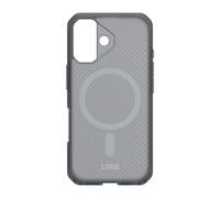Urban Armor Gear Dot Case Apple iPhone 17 Coque (Anneau magnétique, Coins arrondis, Chargement sans Fil/magnétique, 4,6m Protection Contre Les Chutes) Ash (Gris Transparent)