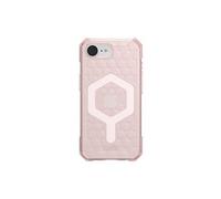 Urban Armor Gear Essential Armor MS Case Apple iPhone 16e Coque (Chargement sans Fil/magnétique optimisé, 4,6m Protection Contre Les Chutes) Rose (Transparent)
