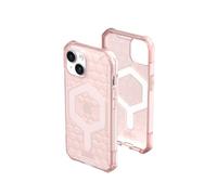 UAG Essential Armor Coque pour iPhone 15, compatible MagSafe, rose | Ultra-fin, ergonomique, minimaliste, protection des coins, absorption des chocs, bords surélevés de l'écran et de l'appareil