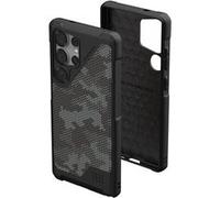 UAG Metropolis LT - Coque de protection pour téléphone portable - compatibilité avec MagSafe - 50 % de matériaux recyclés, polyuréthanne thermoplastique (TPU), cuir vegan - Micro hexagone Camo Graphit