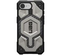 UAG Monarch Pro - Coque de protection pour téléphone portable - robuste - compatibilité avec MagSafe - plaque de cisaillement en polycarbonate, caoutchouc - titane - pour Apple iPhone 16e titane G